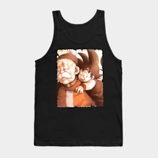 SON GOHAN GRANDFATHER MERCH VTG Tank Top